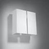 Sollux LINEA Moderne Wandleuchte Weiss 2-flg. G9