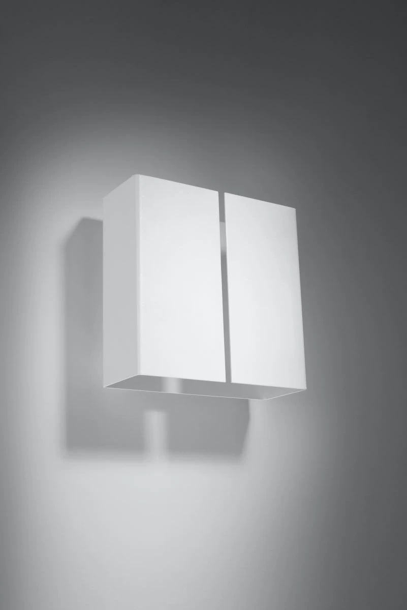 Sollux LINEA Moderne Wandleuchte Weiss 2-flg. G9 1 Sollux LINEA Moderne Wandleuchte Weiss 2-flg. G9