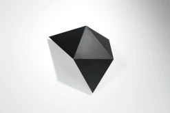 Sollux SOLIDO Moderne Wandleuchte Schwarz 2-flg. G9