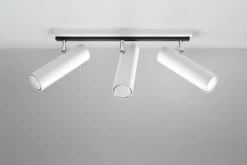 Sollux DIREZIONE Deckenlampe Weiss 3-flg. GU10