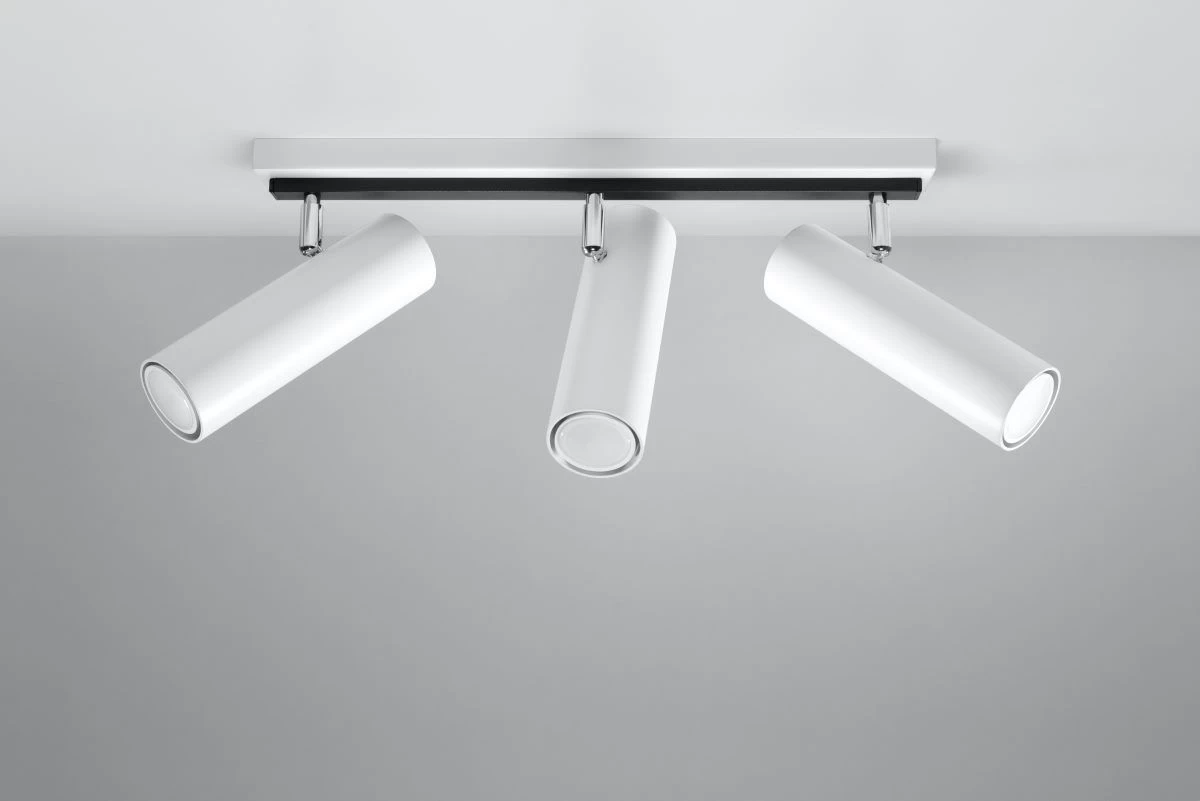 Sollux DIREZIONE Deckenlampe Weiss 3-flg. GU10 1 Sollux DIREZIONE Deckenlampe Weiss 3-flg. GU10