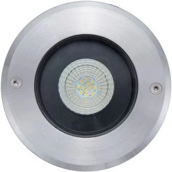 Lutec Denver LED Bodeneinbauleuchte Edelstahl IP65 1030lm 15,5x9x15,5cm -Beleuchtung Rabatte 055602d.1