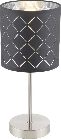 Globo Kidal Tischleuchte Grau E14 Mit Schalter 15x35cm