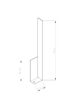 Thoro Lahti M LED Wandlampe Golden 1725lm 4000K 4x6,5x70cm -Beleuchtung Rabatte 193 10