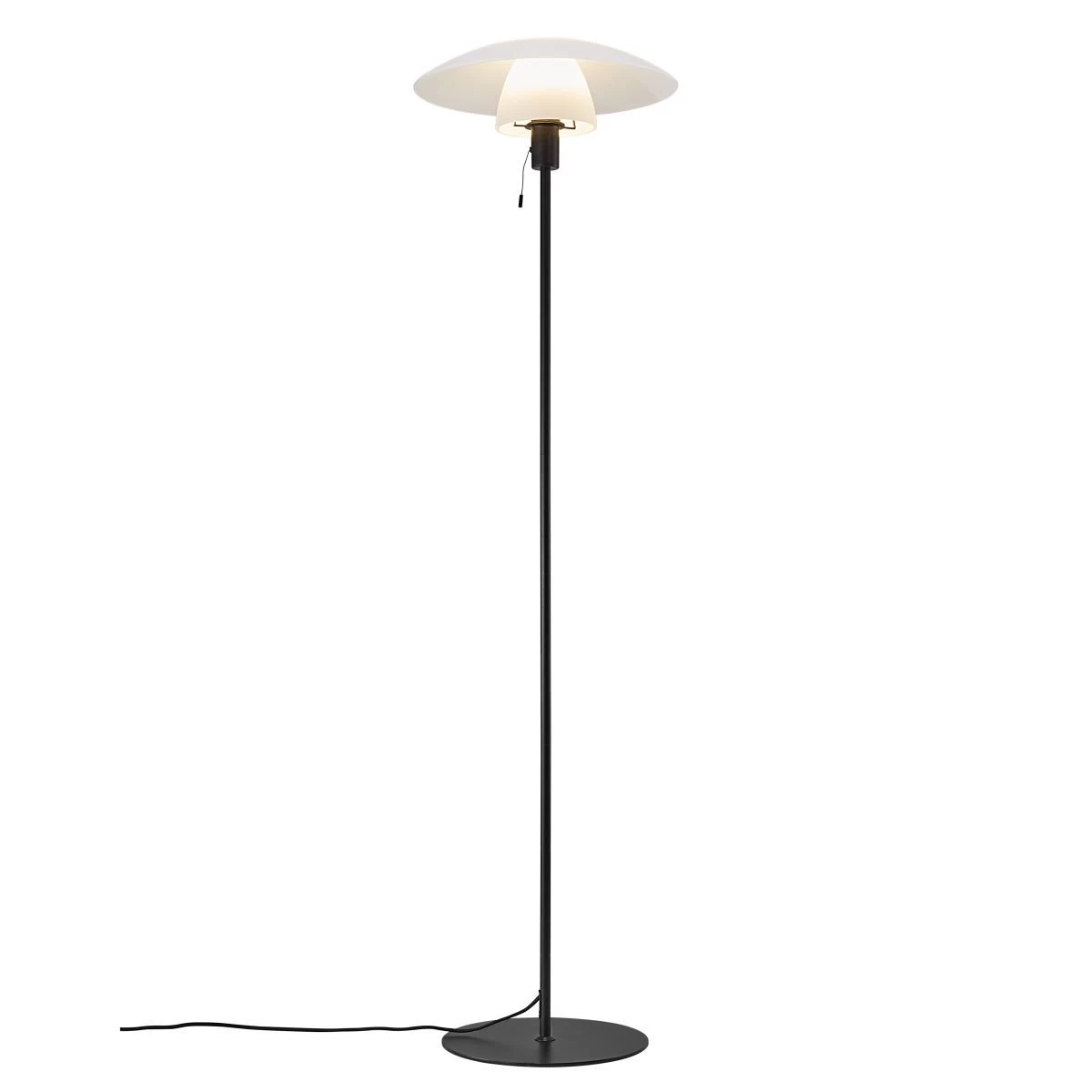 Nordlux VERONA Stehlampe Schwarz, Opal Weiß E27 Mit Schalter 40x40x150cm 5 Nordlux VERONA Stehlampe Schwarz, Opal Weiß E27 Mit Schalter 40x40x150cm – Bild 5