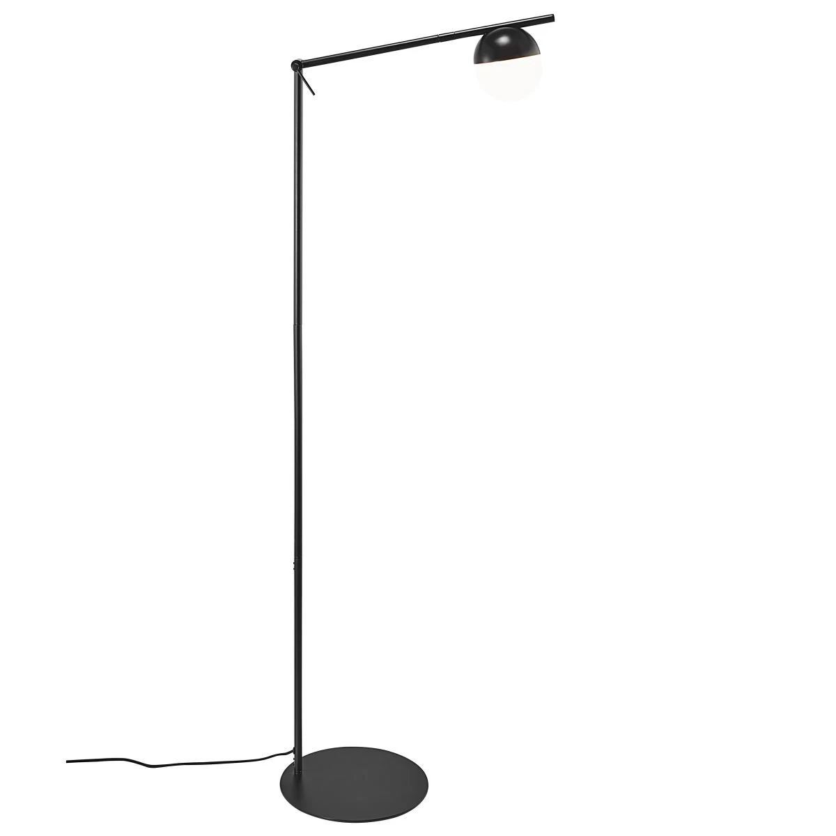 Nordlux CONTINA Stehlampe Schwarz, Opal Weiß G9 Mit Kabelschalter 35,5x25x139,5cm 4 Nordlux CONTINA Stehlampe Schwarz, Opal Weiß G9 Mit Kabelschalter 35,5x25x139,5cm – Bild 4