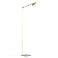 Nordlux CONTINA Stehlampe Messing, Opal Weiß G9 Mit Kabelschalter 35,5x25x139,5cm -Beleuchtung Rabatte 2010994035