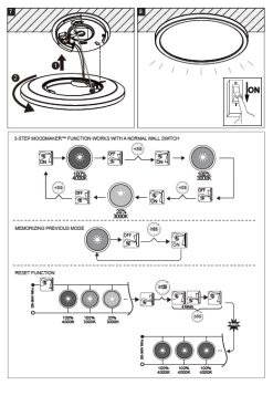 LED Deckenlampe Chrom Nordlux Oja 29 IP54 1600lm 3000/4000K Stepdimmer 19 LED Deckenlampe Chrom Nordlux Oja 29 IP54 1600lm 3000/4000K Stepdimmer -Beleuchtung Rabatte 2012026133 mont1