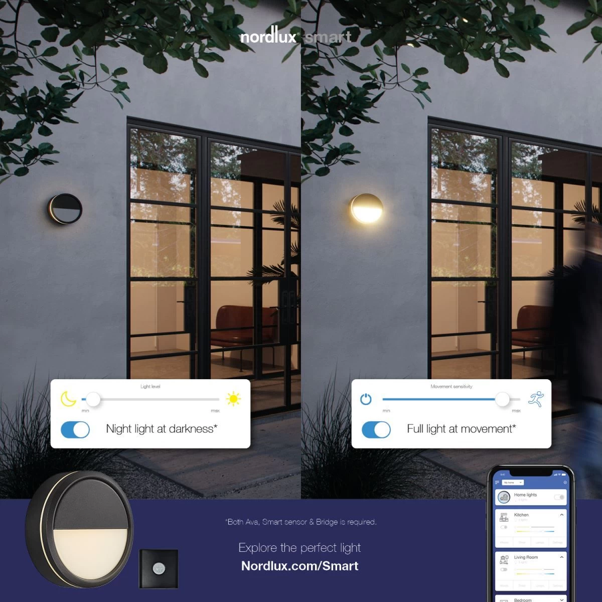 Nordlux Smart Home AVASMART LED Deckenleuchte Außen Grau, Opal Weiß 600lm IP54 App Steuerbar 20x20cm 3 Nordlux Smart Home AVASMART LED Deckenleuchte Außen Grau, Opal Weiß 600lm IP54 App Steuerbar 20x20cm – Bild 3