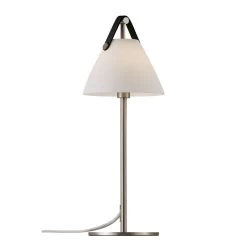 Dftp STRAP Tischlampe Nickel, Opal Weiß G9 Mit Kabelschalter 16,5x16,5x43,7cm -Beleuchtung Rabatte 2020025001 3
