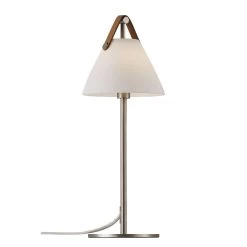 Dftp STRAP Tischlampe Nickel, Opal Weiß G9 Mit Kabelschalter 16,5x16,5x43,7cm -Beleuchtung Rabatte 2020025001 4