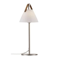 Dftp STRAP Tischlampe Nickel, Opal Weiß G9 Mit Kabelschalter 16,5x16,5x43,7cm -Beleuchtung Rabatte 2020025001 6