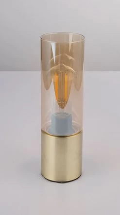 Globo Annika Tischleuchte Messing Matt E27 9x30cm 11 Globo Annika Tischleuchte Messing Matt E27 9x30cm -Beleuchtung Rabatte 21000m u 001