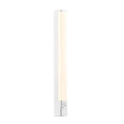 Nordlux SJAVER LED Spiegelleuchte Weiß 1200lm IP44 Mit Steckdose 60x5,6x7cm