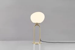 Dftp SHAPES Tischlampe Messing E27 Mit Kabelschalter 22x18x47cm -Beleuchtung Rabatte 2120055035am