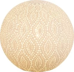 Globo Askja Tischleuchte Weiß, Matt E14 Mit Schalter 21x19cm