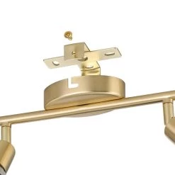 EGLO BUZZ LED Deckenstrahler Messing-gebürstet 2x GU10 28,5x6,5cm 10 EGLO BUZZ LED Deckenstrahler Messing-gebürstet 2x GU10 28,5x6,5cm -Beleuchtung Rabatte 33185 detail 0002