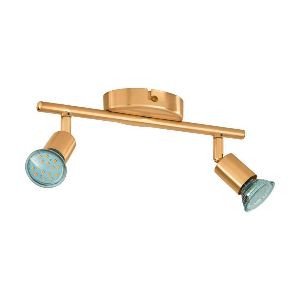 EGLO BUZZ LED Deckenstrahler Messing-gebürstet 2x GU10 28,5x6,5cm 7 EGLO BUZZ LED Deckenstrahler Messing-gebürstet 2x GU10 28,5x6,5cm – Bild 7