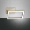 LED Wandleuchte Gold Edelmatt Satiniert Fabas Luce Smartluce Bard 1980lm