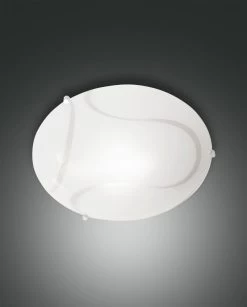 Deckenleuchte Weiß Fabas Luce Magma E27