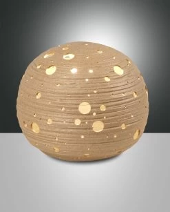 Tischleuchte Khaki Fabas Luce Corvara E14
