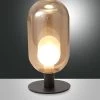 LED Tischleuchte Schwarz Amber Fabas Luce Gubbio G9 220lm