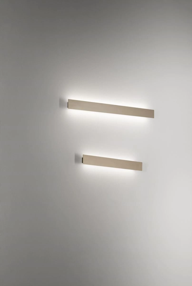 LED Wandleuchte Gold Edelmatt Fabas Luce Lotus 3000lm 2 LED Wandleuchte Gold Edelmatt Fabas Luce Lotus 3000lm – Bild 2