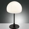 LED Tischleuchte Schwarz Weiß Fabas Luce Gaia G9 220lm