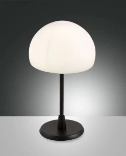 LED Tischleuchte Schwarz Weiß Fabas Luce Gaia G9 220lm