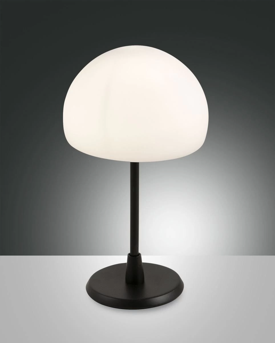 LED Tischleuchte Schwarz Weiß Fabas Luce Gaia G9 220lm 1 LED Tischleuchte Schwarz Weiß Fabas Luce Gaia G9 220lm