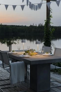 KONSTSMIDE Capri LED USB Akku Tischleuchte Weiss Dimmbar 2700/3000K -Beleuchtung Rabatte 37308 7814 250.s.1.0