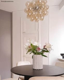 By Rydens Gross Hängeleuchte Amber 8x G9 Dimmbar 50x50x45cm