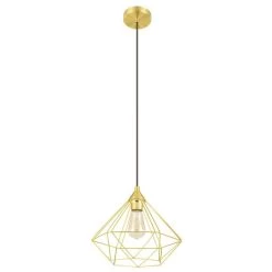 EGLO TARBES Hängeleuchte Messing-gebürstet E27 Dimmbar 32,5cm