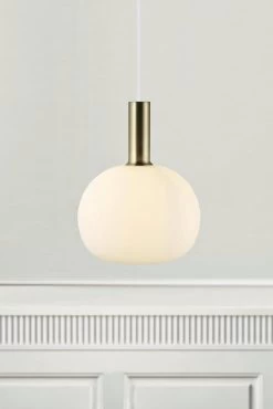 Hängelampe Opalglas Nordlux Alton 25 Messing, Schwarz E27 -Beleuchtung Rabatte 47313001 3