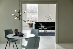 Design Hängeleuchte Schwarz Matt Nordlux Josefine 6x E27 -Beleuchtung Rabatte 48933003 5