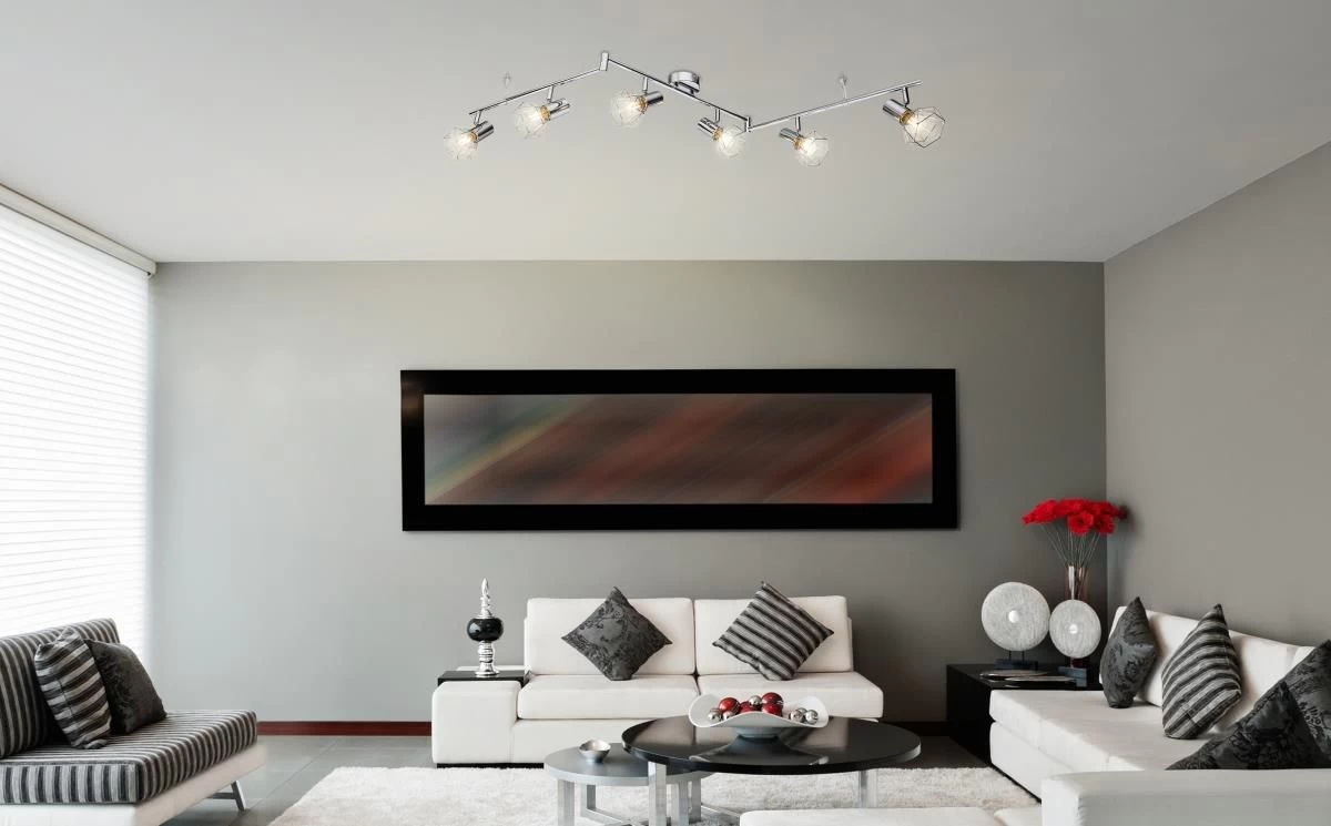 Globo XARA I Strahler Chrom, 6xE14 2 Globo XARA I Strahler Chrom, 6xE14 – Bild 2