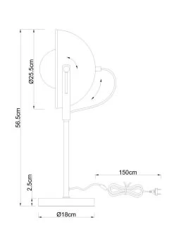 Globo Xirena Tischleuchte Schwarz, Gold E27 Mit Schalter 31,5x25,5x56,5cm 6 Globo Xirena Tischleuchte Schwarz, Gold E27 Mit Schalter 31,5x25,5x56,5cm -Beleuchtung Rabatte 58286t zlddpjfqvddgxpmv