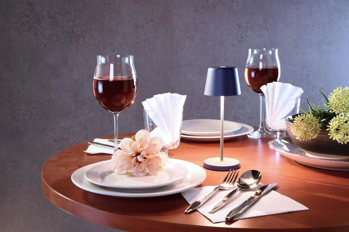 Deko Light Akku Tischlampe Canis Mini Blau Dimmbar Mit Ladesockel 2200/3000K IP65 3 Deko Light Akku Tischlampe Canis Mini Blau Dimmbar Mit Ladesockel 2200/3000K IP65 – Bild 3