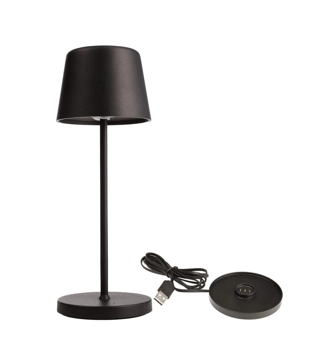 Deko Light Akku Tischlampe Canis Mini Schwarz Dimmbar Mit Ladesockel 2200/3000K IP65 1 Deko Light Akku Tischlampe Canis Mini Schwarz Dimmbar Mit Ladesockel 2200/3000K IP65