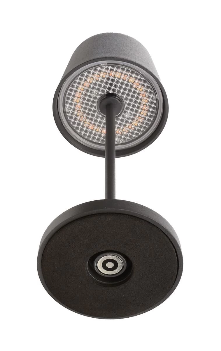 Deko Light Akku Tischlampe Canis Mini Schwarz Dimmbar Mit Ladesockel 2200/3000K IP65 3 Deko Light Akku Tischlampe Canis Mini Schwarz Dimmbar Mit Ladesockel 2200/3000K IP65 – Bild 3
