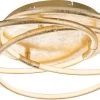 Globo Barna LED Deckenleuchte Gold, Satiniert 50x14cm