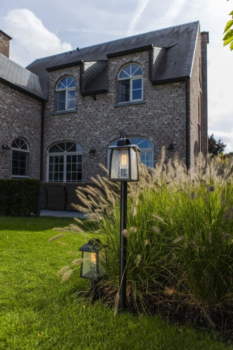 Lutec Kelsey Sockelleuchte Schwarz IP44 E27 20,5x21,5x44,5cm 4 Lutec Kelsey Sockelleuchte Schwarz IP44 E27 20,5x21,5x44,5cm – Bild 4