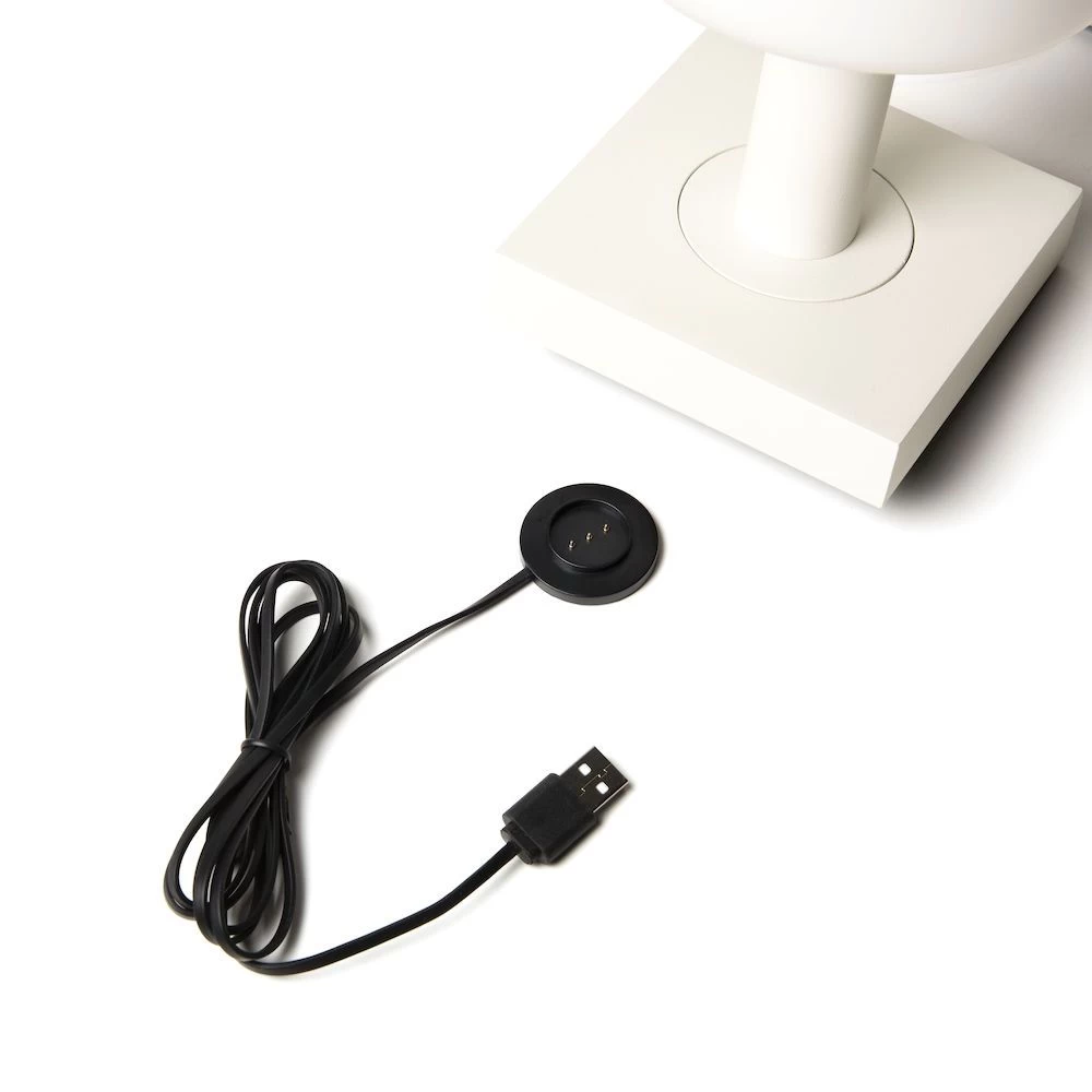 KONSTSMIDE Monaco Akku Tischleuchte IP54 Weiss Dimmbar 2700/3000K 2 KONSTSMIDE Monaco Akku Tischleuchte IP54 Weiss Dimmbar 2700/3000K – Bild 2