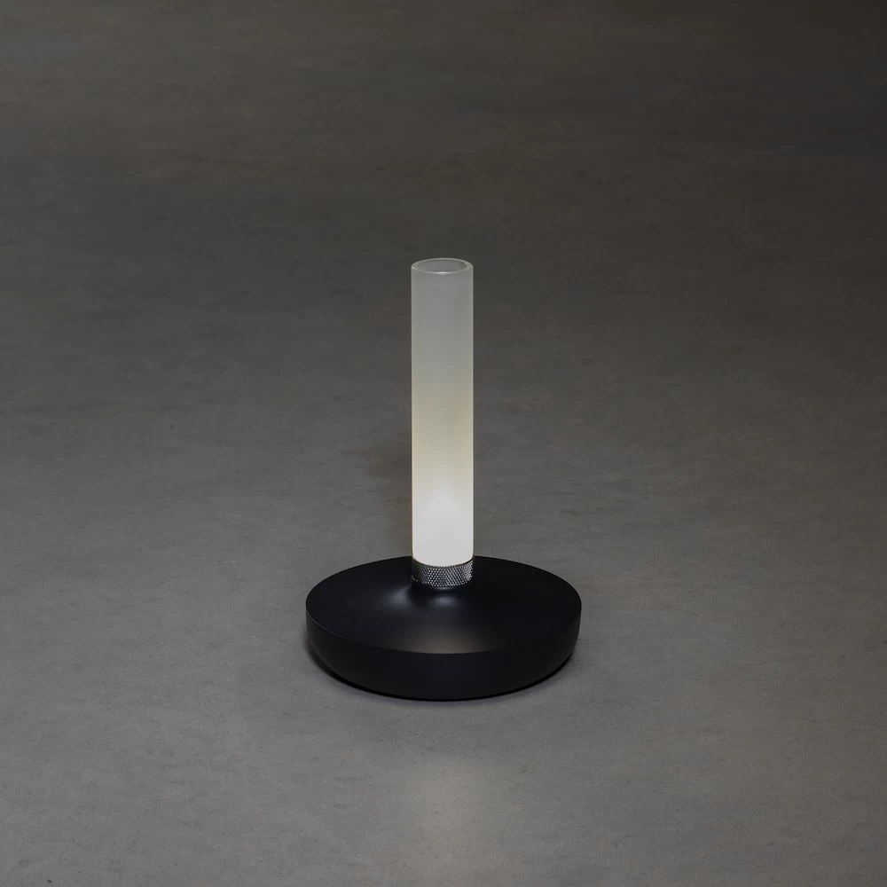 KONSTSMIDE Biarritz Akku Tischleuchte IP54 Schwarz Dimmbar 1800/3000/4000K 6 KONSTSMIDE Biarritz Akku Tischleuchte IP54 Schwarz Dimmbar 1800/3000/4000K – Bild 6