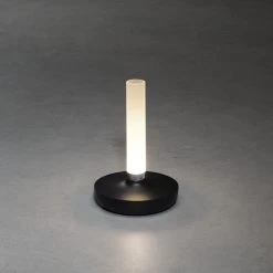 KONSTSMIDE Biarritz Akku Tischleuchte IP54 Schwarz Dimmbar 1800/3000/4000K 18 KONSTSMIDE Biarritz Akku Tischleuchte IP54 Schwarz Dimmbar 1800/3000/4000K -Beleuchtung Rabatte 7827 753.f.4.0