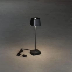KONSTSMIDE Capri Mini LED USB Akku Tischleuchte Schwarz Dimmbar 2200/3000K -Beleuchtung Rabatte 7829 750.p.2.0