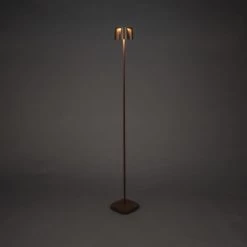 KONSTSMIDE Nice Akku Stehleuchte IP54 Rostfarben Dimmbar 2700/3000K -Beleuchtung Rabatte 7831 970.p.1.0