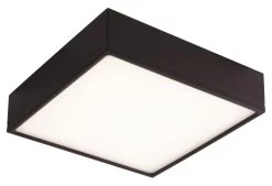 Luce Design Klio LED Deckenleuchte Schwarz 2900lm 4000K 21,8x21,8x5,9cm