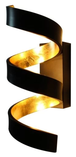Luce Design Helix LED Wandleuchte Gold, Schwarz 450lm 3000K 15x26x13cm -Beleuchtung Rabatte 8031440362733 4