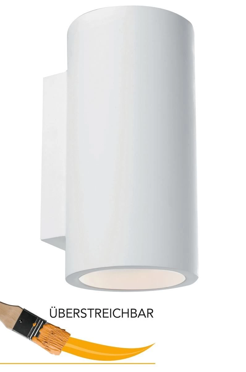 Luce Design Banjie Wandleuchte Weiß GU10 Überstreichbar 2 Luce Design Banjie Wandleuchte Weiß GU10 Überstreichbar – Bild 2